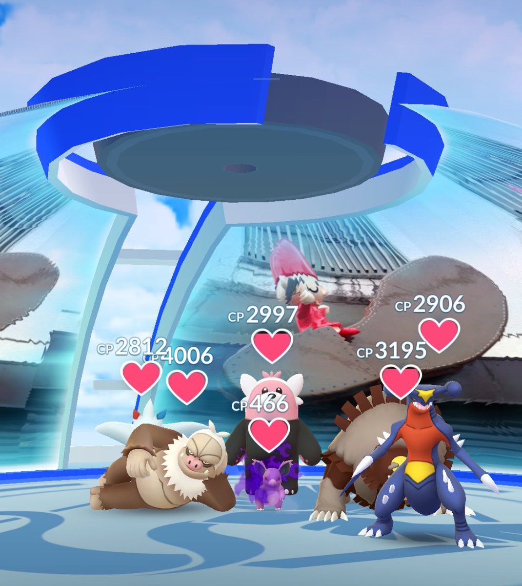 404xNotFoundxGO's tweet photo. 久々のシャドウ色違い
ジム置きすると黒幕感すごい
#ポケモンGO
#色違い https://t.co/v7RIKqiBhG