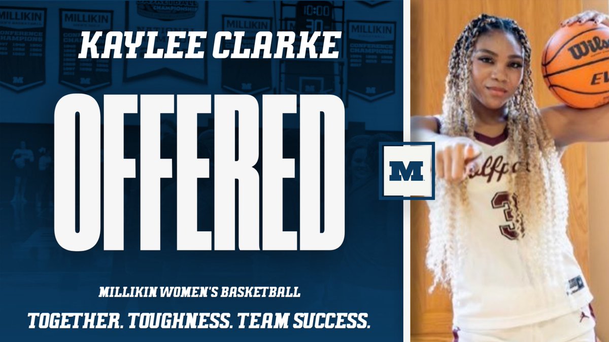 KayleeHoops27's tweet photo. After a great visit with @CoachHammer_WBB and Coach Liebl, I am honored to have received an offer to play for @MillikinWBB! Thank you so much for believing in me! https://t.co/1lQq62LIRK