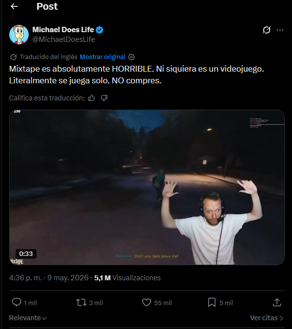 ResenasCortas's tweet photo. Hablar en serio en esta red social me resulta complicado, pero vamos allá.

Este es un ejemplo de cómo un usuario, en los últimos lanzamientos, sigue el modus operandi de alimentar el algoritmo con clips tendenciosos que alimentan más el odio entre jugadores. https://t.co/RJNk6IRPFA