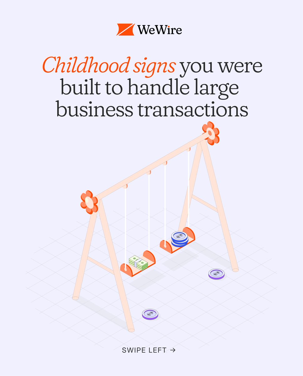 usewewire's tweet photo. The signs don’t lie
Now you can handle large business cross border transactions with WeWire
Visit https://t.co/X2QwkZVPg1 to get started 😉
#wewire #crossborderpayments https://t.co/Xl5GIP1dGZ