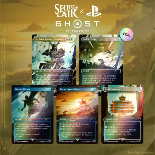 商品情報】 Secret Lair x Ghost of Tsushima Foil Edition [SLD 