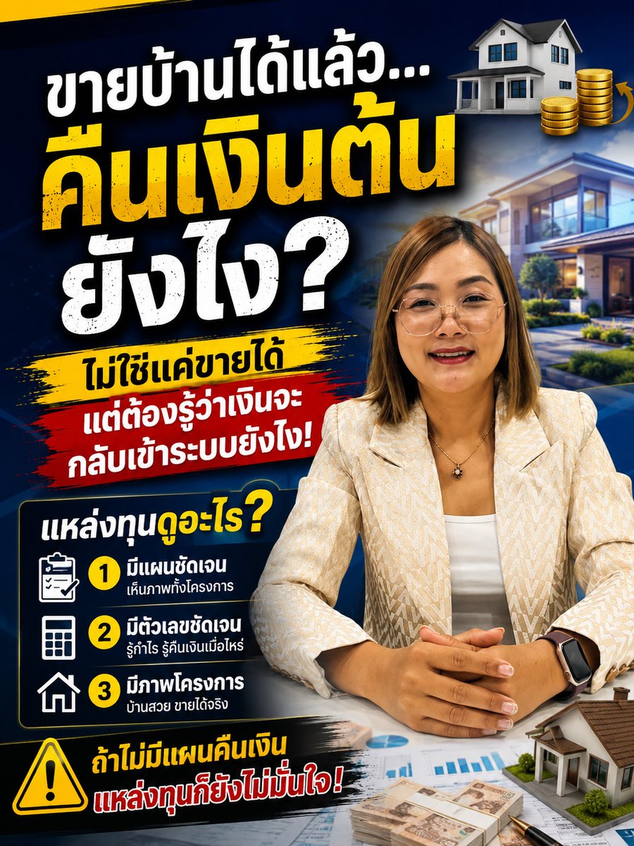 FootDek's tweet photo. 🏡 อยากสร้างบ้านขาย แต่ไม่มีที่ดิน+ทุนไม่พอ... ต้องเตรียมตัวยังไง?
.
.
คอร์ส ฟรี..เรียนฟรี…สร้างบ้านขาย+ยื่นกู้แหล่งทุน
.
สอนสด 1 วันเต็ม
วางระบบธุรกิจสร้างบ้านขาย
ตั้งแต่การวิเคราะห์ที่ดิน
จนถึงการยื่นแหล่งทุน
.
.
" ไม่มีทฤษฎีลอย ๆ มีแต่ขั้นตอนที่ใช้จริง"
. https://t.co/mpELe0EZd3