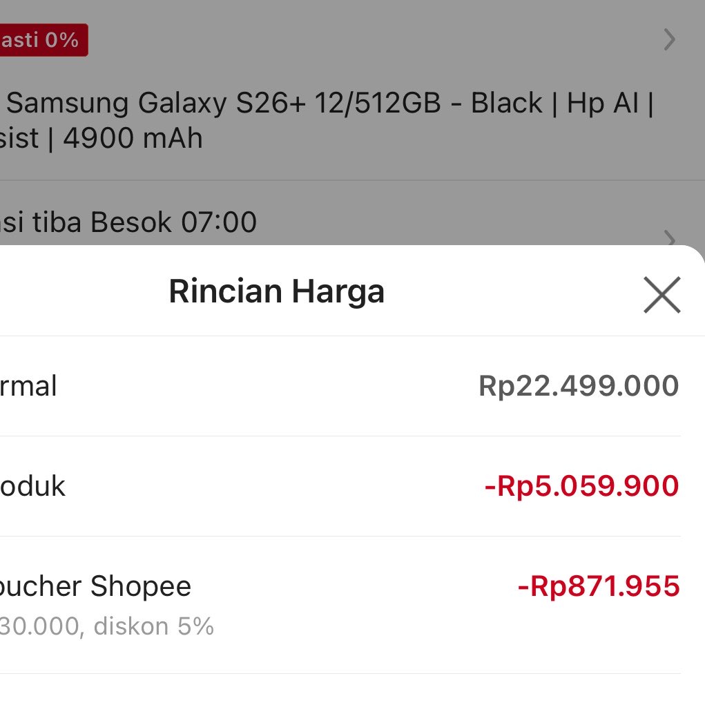 girljaeee's tweet photo. 2. Samsung S26+
Pas nyobain jujur speknya bikin iman goyah bgt karena fiturnya canggih. Ada AI photo assist sama nightography video yang ngebantu bgt buat konten satset. Layarnya juga super jernih dan enak bgt buat multitasking harian. Lagi diskon‼️
📌 https://t.co/TP53nmRjcQ https://t.co/xwvVDlXW2j