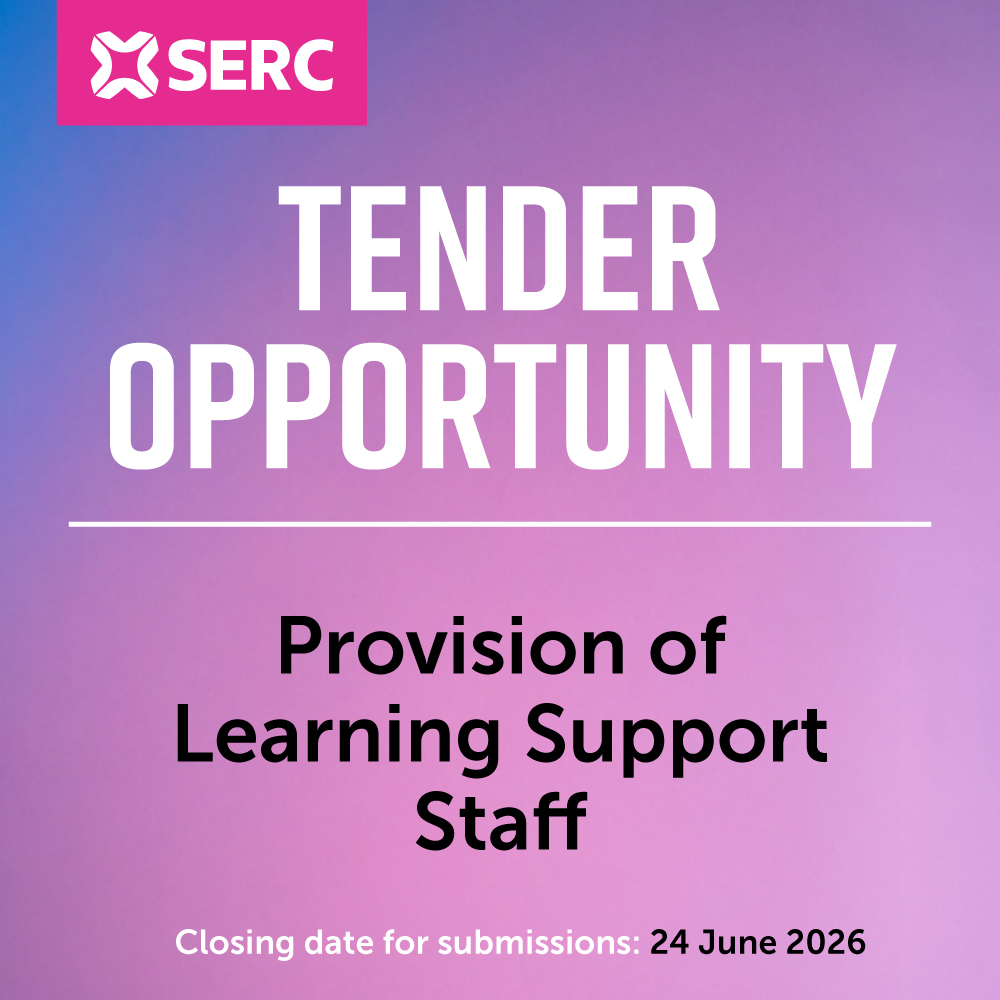 S_ERC's tweet photo. 🚨 𝗧𝗲𝗻𝗱𝗲𝗿 𝗼𝗽𝗽𝗼𝗿𝘁𝘂𝗻𝗶𝘁𝘆 🚨  

Provision of Learning Support Staff

https://t.co/FN1PtmQgRh

#BetterOffAtSERC #Tenders #Tender #ETendersNI #NorthernIreland https://t.co/weiAMsrJ4Y