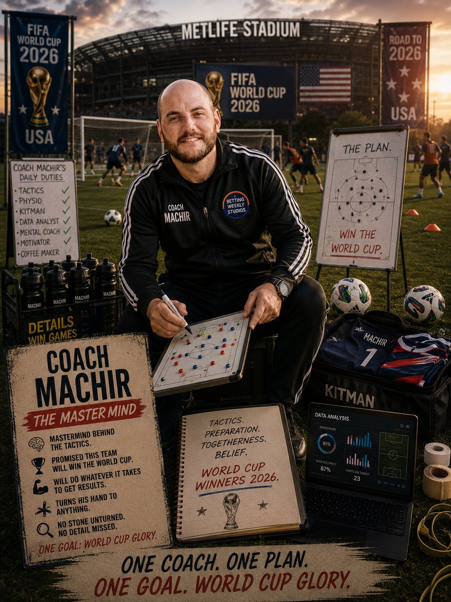 BecauseWeWin's tweet photo. Behind every great squad there is always the back room staff and that’s certainly the case for the BWW World Cup crew 
Coach @TroyMachir and his assistant @Johnsnacks88 our producers 🏆 https://t.co/8AtX0S4WJb