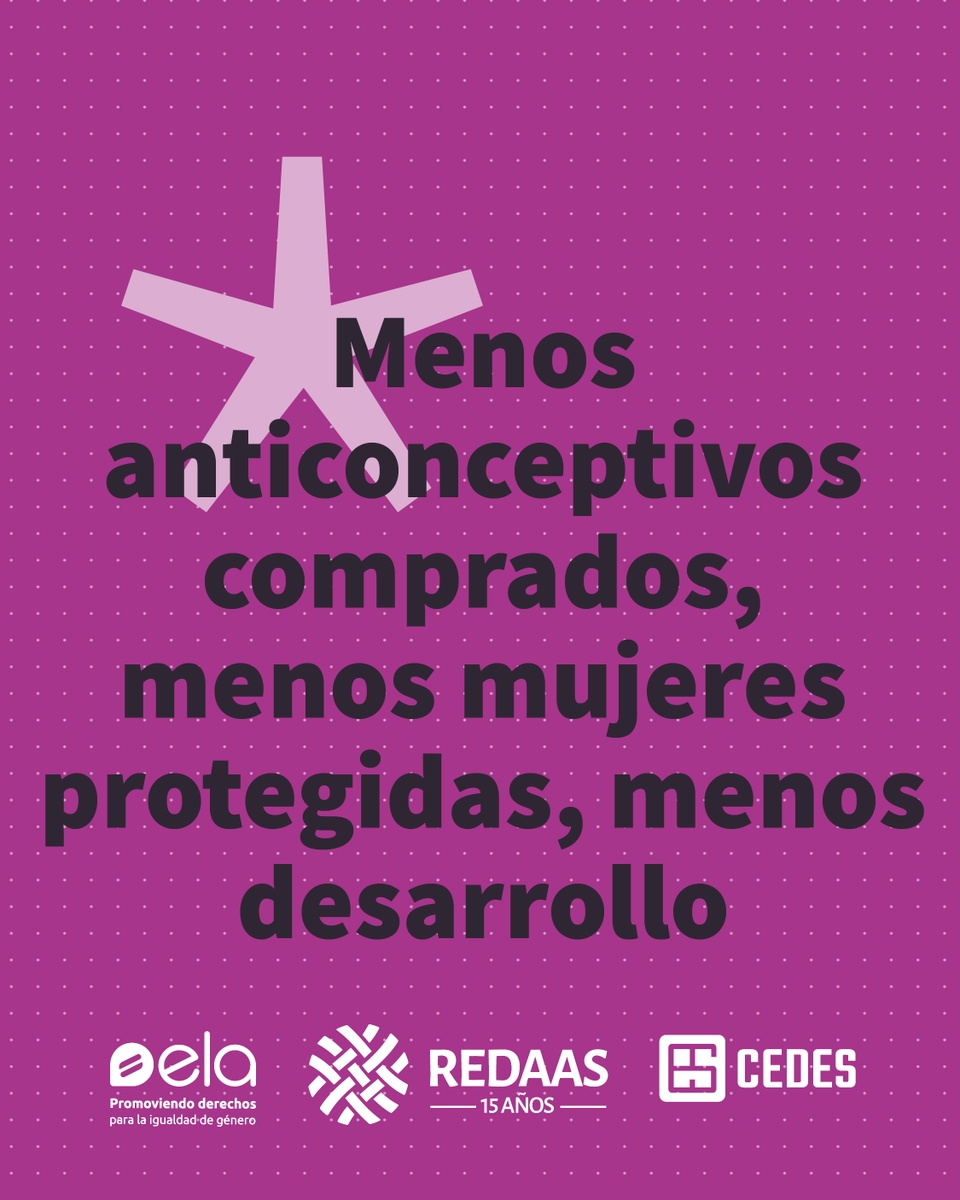 Redaas_Arg's tweet photo. El impacto económico de desfinanciar el acceso a anticonceptivos es enorme y no es abstracto: son proyectos de vida truncados. https://t.co/zsKIo0VaDj