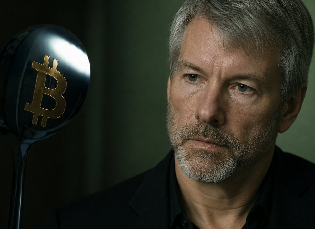 NegativeSol's tweet photo. @saylor The spoon showed a reflection… Michael Saylor saw the truth: Bitcoin. https://t.co/WgBUbD4gmw