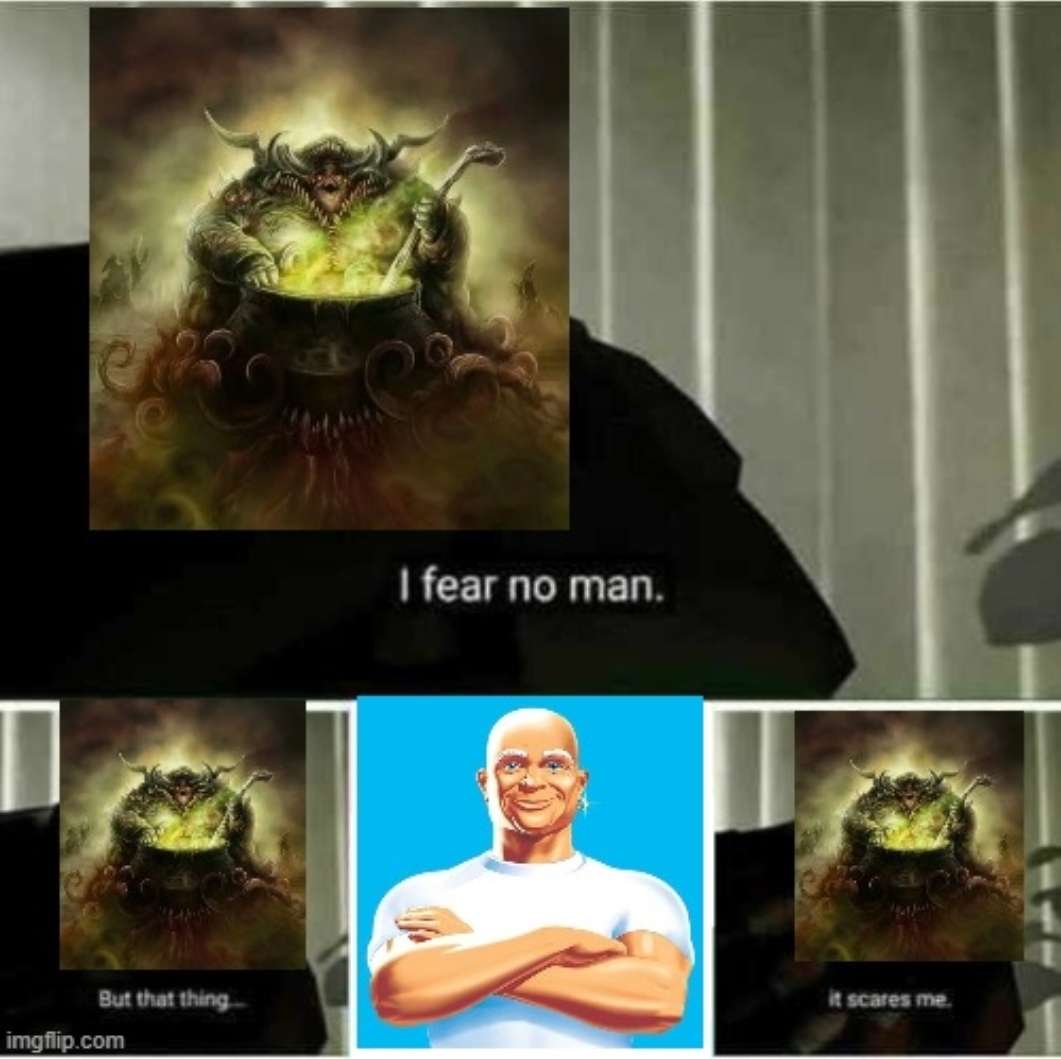 ScuffCatvt's tweet photo. What do you think the ultimate weakness is for each of the Warhammer chaos gods? https://t.co/yKlPatQfUi