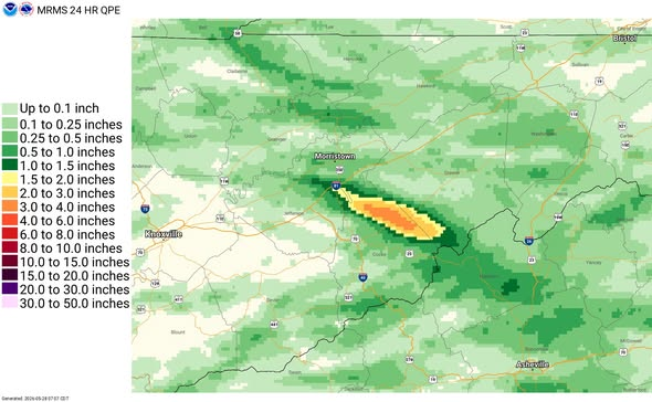 NWS Morristown tweet media