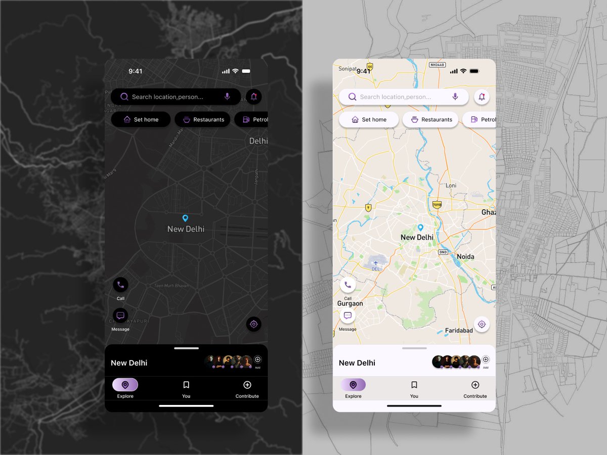 _pushkar0's tweet photo. Daily UI #029 Dark &amp; Light Map Experience
.
Designed a modern map exploration experience for my Daily UI challenge ✨
#DailyUI #UIDesign #UIUX #MobileAppDesign #Figma #MapUI #AppDesign #UXDesign #DailyUIDesign #InterfaceDesign #ProductDesign https://t.co/iqwSiaquGo
