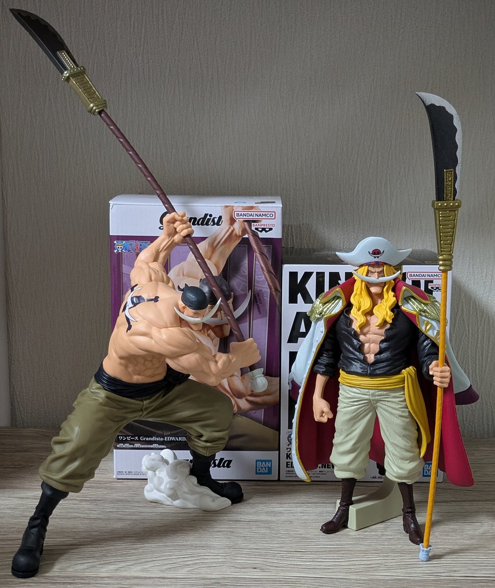 GrandistaとKOAの白ひげ、並べてみました✨ どちらも良いですね