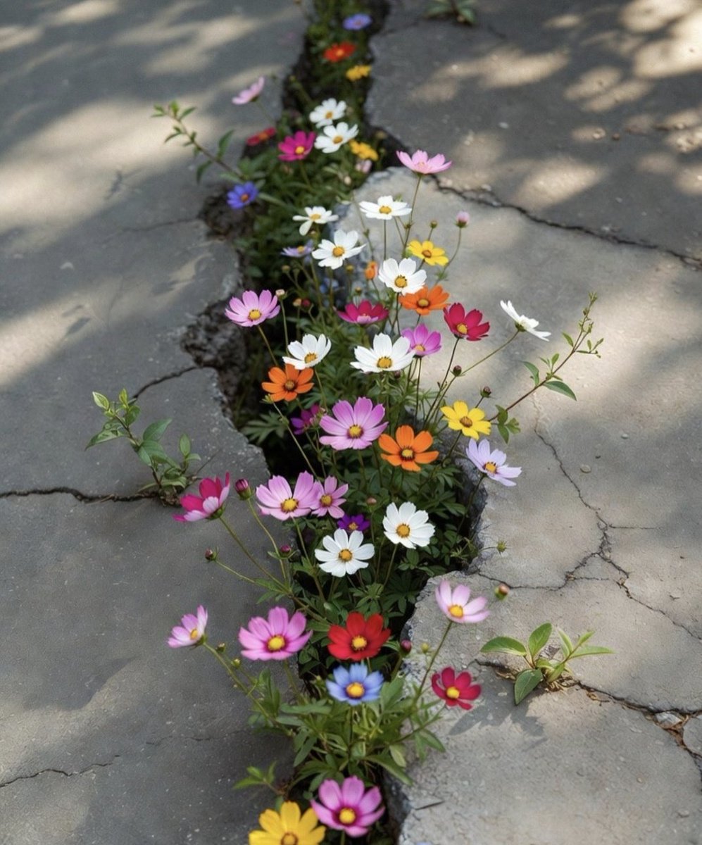 silenttearthh's tweet photo. flowers on the road💐 https://t.co/I3cHnXnyjJ