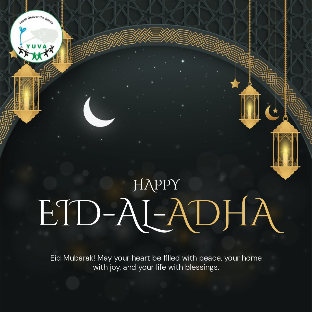 missionyuva's tweet photo. YUVA Wishes You All A Very Happy Eid-Al-Adha !! https://t.co/ytpQT2Lj8H