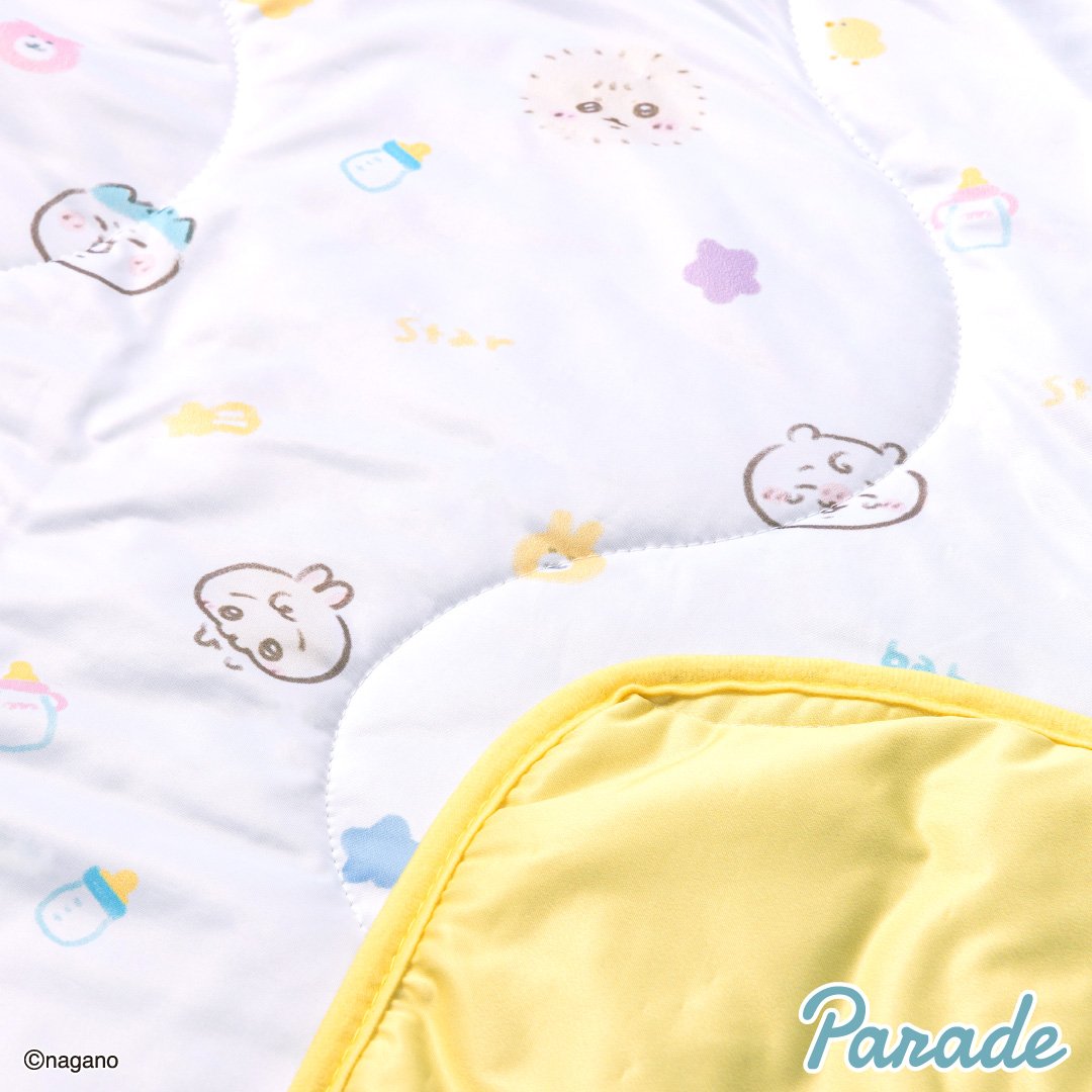 chiikawagoods17's tweet photo. ︎🌟プライズ新商品🌟

#ちいかわ より
Chiikawa Baby ひんやりブランケットがプライズで登場！

サイズは約80×100cm、全2種✨

6月上旬より全国のアミューズメント施設にて順次展開予定！ https://t.co/YRyCOwBStU