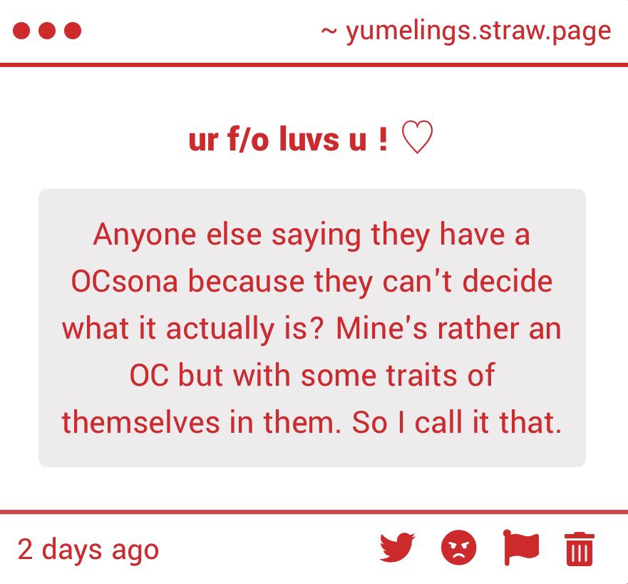yumelings's tweet photo. ── ⟡ ˙❔ ̟
anyone else saying they have an OCsona because they can’t decide? 🥹 https://t.co/B8XcHKpSv2