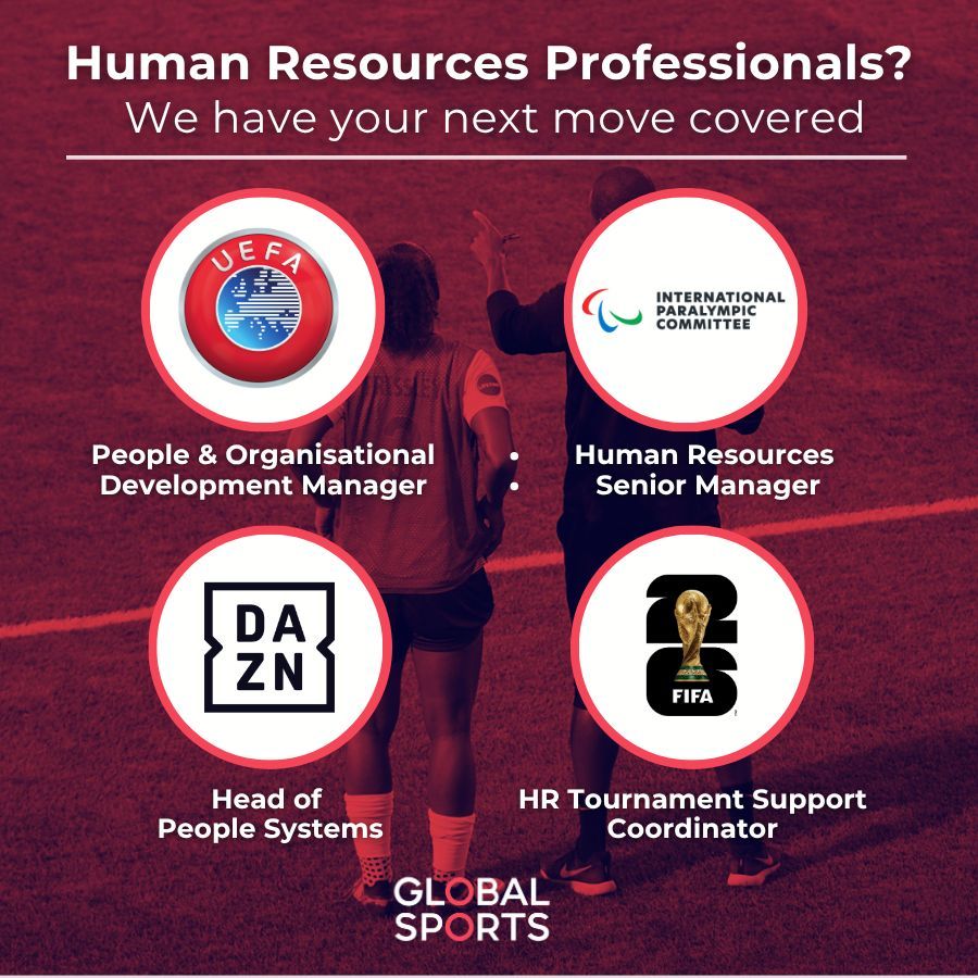 GoGlobal's tweet photo. Are you an HR professional planning your next move? 

From talent acquisition and people operations to HR business partnering and leadership roles - Find your fit here 👉

https://t.co/hp9VfJsJ9k

#HRJobs #SportsJobs #PeopleAndCulture #CareersInSport #GlobalSportsJobs https://t.co/IruDvvnjQS