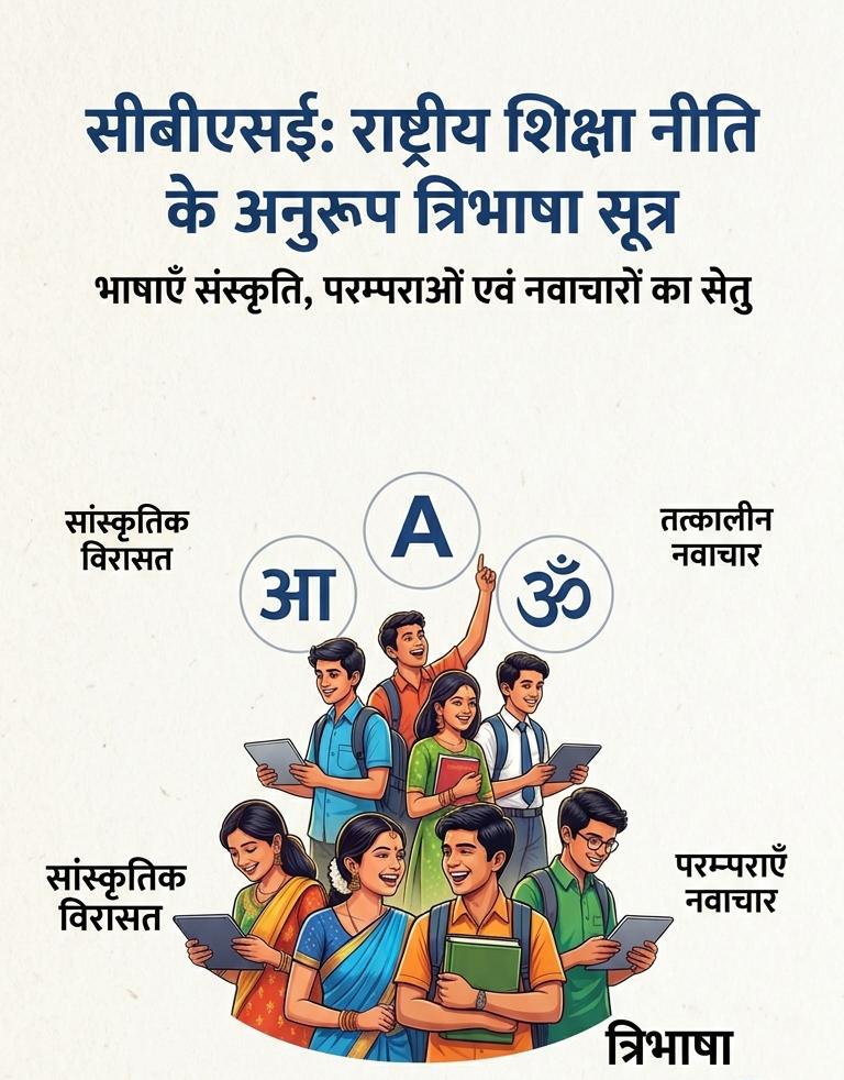 svmrambaghbst's tweet photo. CBSE's language policy initiative aims not only to preserve Indian languages ​​but also to prepare students to compete effectively on a global stage.
#CBSE #ThreeLanguagePolicy #NEP2020 #EduMinOfIndia #MultilingualEducation #StudentDevelopment https://t.co/NCqfdLJ4vn
