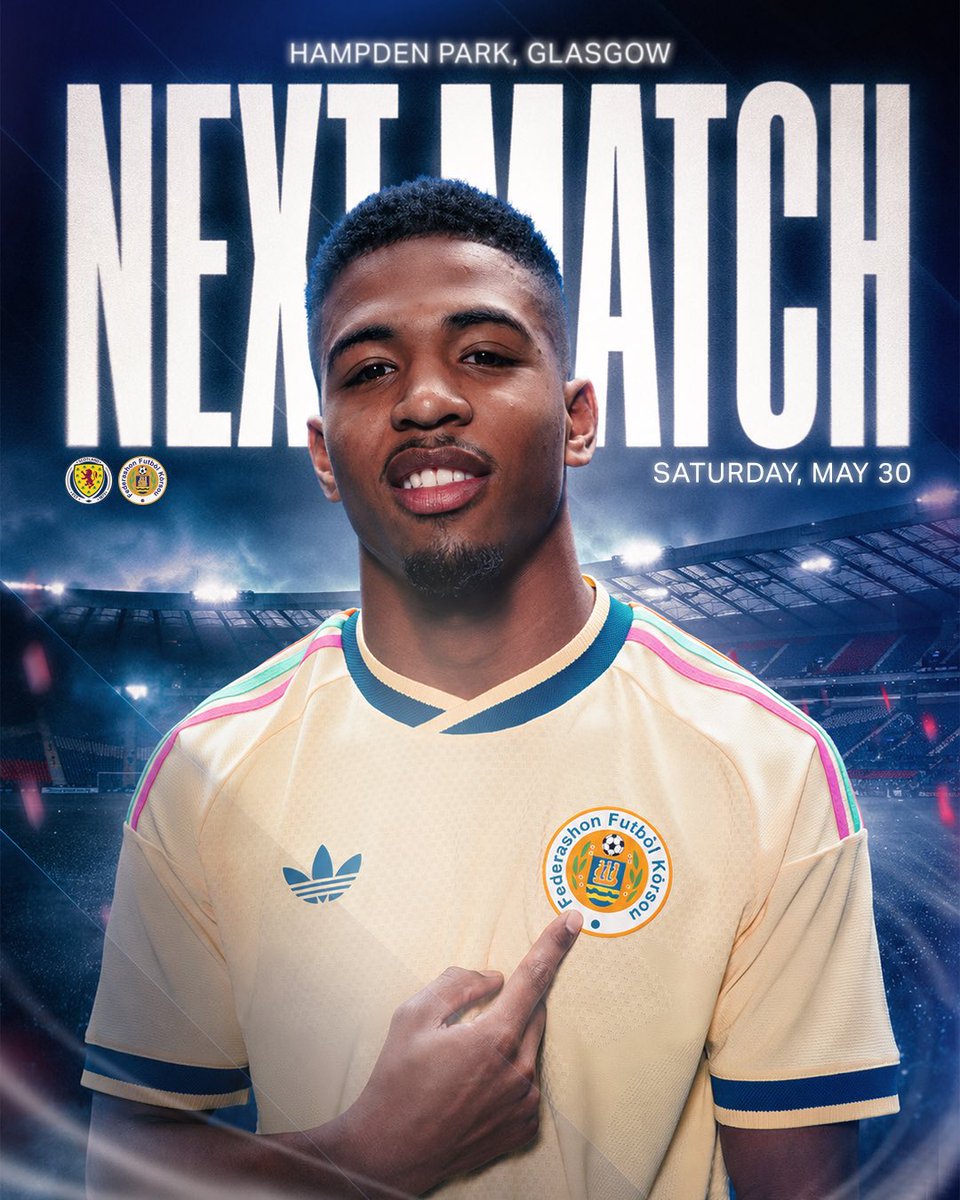 TheBlueWaveFFK's tweet photo. ⏭️ ɴᴇxᴛ ᴜᴘ: Scotland 

This Saturday we will play a friendly match against Scotland at Hampden Park. 

#TheBlueWave #Curaçao https://t.co/0uCfnkV1hS