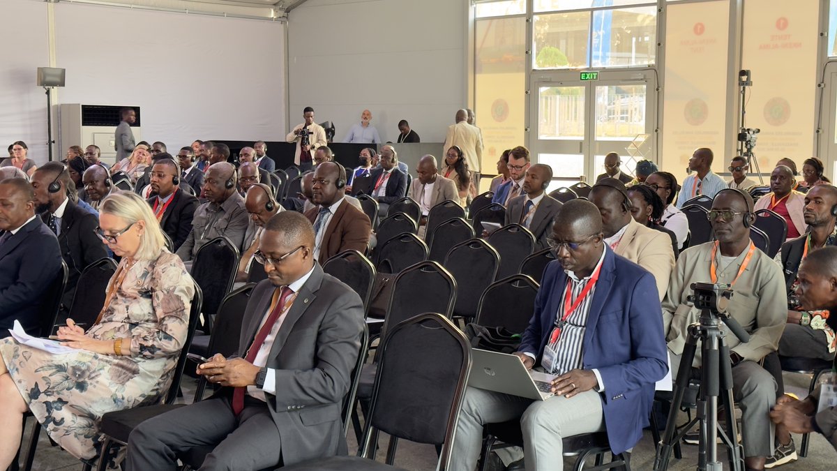 _AfricanUnion's tweet photo. On the sidelines of the 61st AfDB Annual Meeting, Commissioner @MosesVilakati (@AU_DARBE) addressed the high-level side event on Financing the Africa Water Policy and Vision, calling for a shift in how water & sanitation are valued and funded.

Africa has elevated WASH to the highest political level through AU Theme 2026: Assuring Sustainable Water Availability & Safe Sanitation Systems to Achieve #Agenda2063—and water & sanitation are strategic economic assets. Let’s redefine “bankability” beyond narrow profit, strengthen governance, de-risk investments, and scale financing to close the widening WASH gap.

“Water is not merely a social sector issue. It is a strategic economic asset. Sanitation is not only about infrastructure; it is about dignity, public health, human capital, productivity, resilience, and sustainable development.”

“If Africa is to achieve Agenda 2063, industrialize sustainably, strengthen food systems, create jobs for its youth, and build resilience to climate change, then investment in water & sanitation can no longer be peripheral, it must become central to development financing architecture, Commissioner stressed.

Read more @ https://t.co/VyYxc09rjF