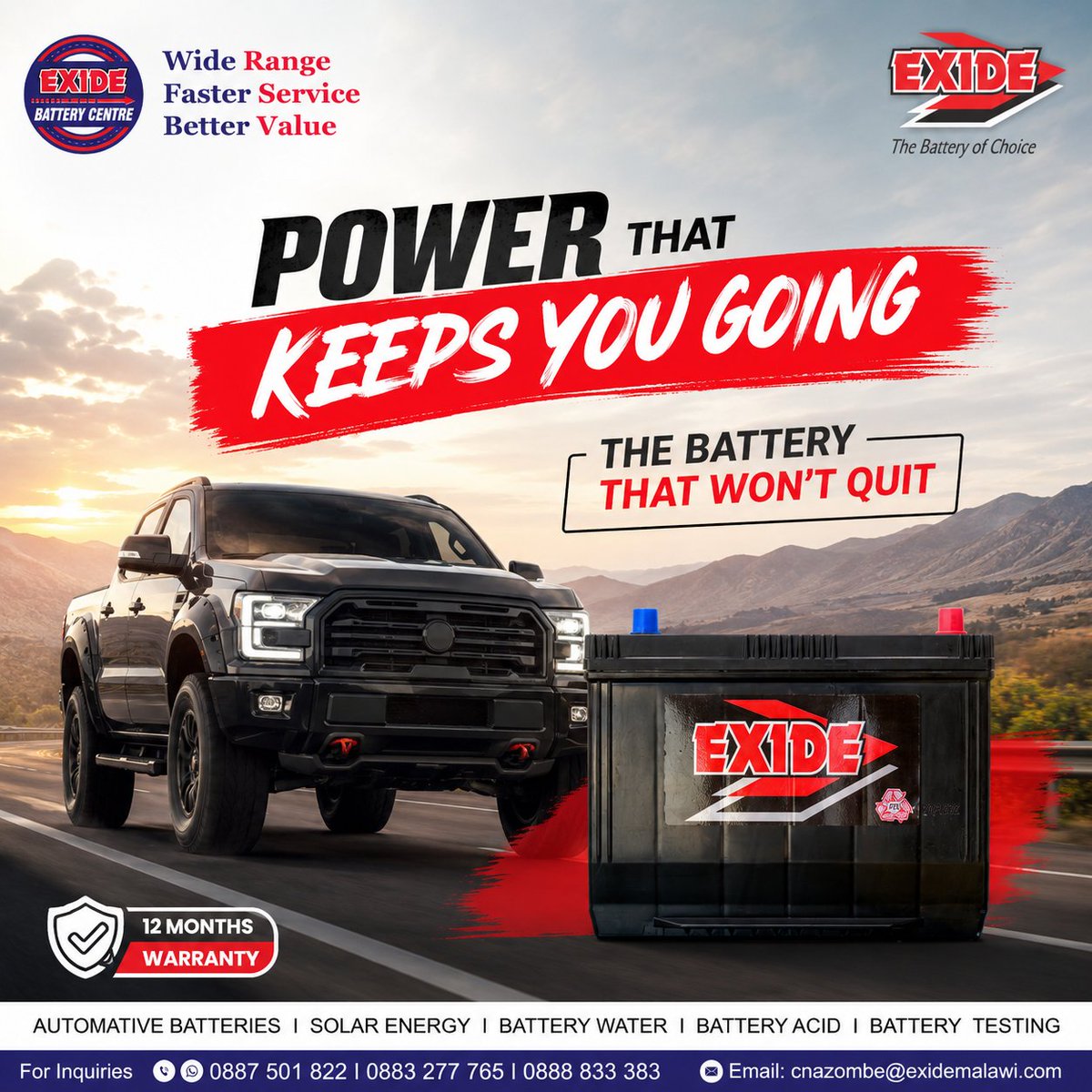 Exide Battery Centre tweet media