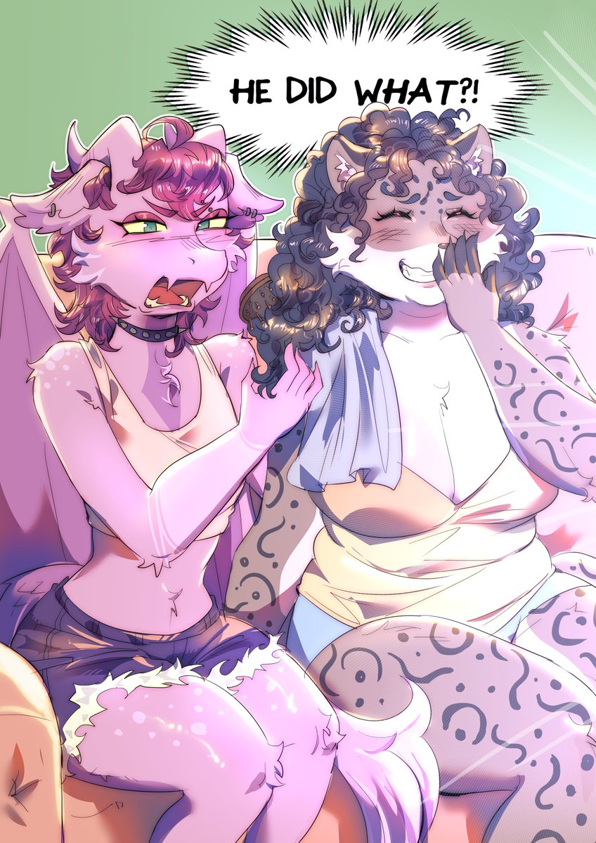 InkdenComics's tweet photo. Jessie makes a change of evening plans with her pookie ♥

[Art by pingopingado]
#furryart https://t.co/MCylP2ZV5B