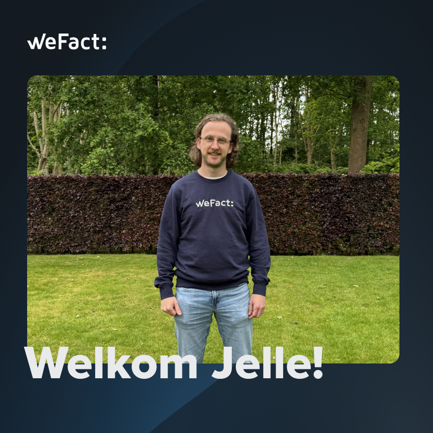 wefact's tweet photo. 🚨 𝗡𝗶𝗲𝘂𝘄𝗲 𝗰𝗼𝗹𝗹𝗲𝗴𝗮 𝗮𝗹𝗲𝗿𝘁! 𝗪𝗲 𝘃𝗲𝗿𝘄𝗲𝗹𝗸𝗼𝗺𝗲𝗻 𝗝𝗲𝗹𝗹𝗲 𝗶𝗻 𝗵𝗲𝘁 𝘁𝗲𝗮𝗺! 🚨

Als Back-end Developer gaat hij aan de slag om achter de schermen te bouwen aan de perfecte code en onze systemen nóg sneller en stabieler te maken. 💻🚀 https://t.co/COETHvisU6