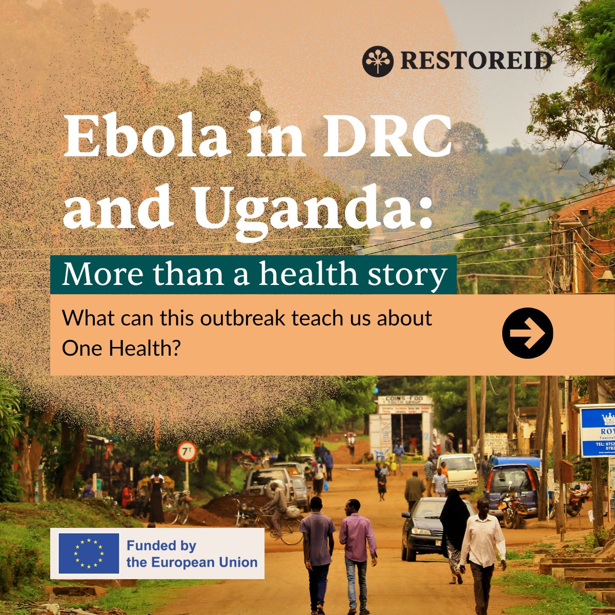 RestoreidEU's tweet photo. 1/2 We are witnessing yet another epidemic unfold in real time. ⚠️

The Ebola outbreak in DRC &amp; Uganda reminds us that disease emergence is never only about pathogens but also about ecosystems, societies, movement &amp; health systems. 🦠🌱

#OneHealth #RESTOREID https://t.co/qH9Fh7aaLj