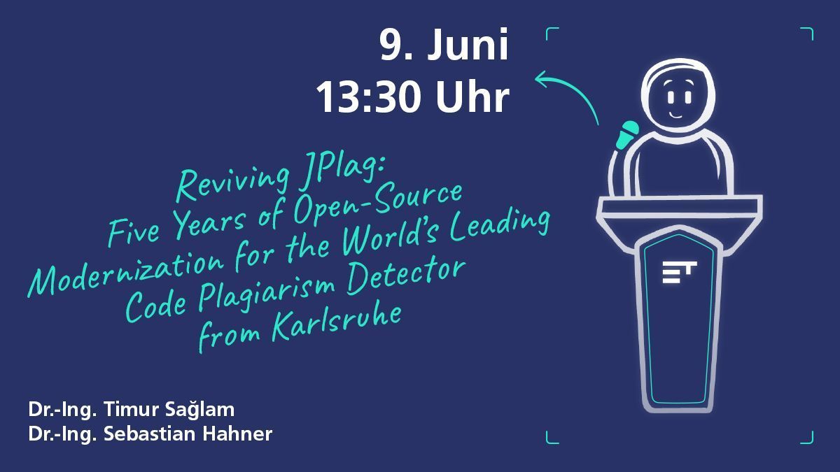 WibuSystems's tweet photo. Wie bringt man ein weltweit genutztes Legacy-Tool wieder zum Leben, ohne das zu verlieren, was es ursprünglich wertvoll gemacht hat?

Beim Karlsruher Entwicklertag erzählen Dr.-Ing. Timur Sağlam, ehemaliger Software Engineer bei der WIBU-SYSTEMS AG, und Dr.-Ing. Sebastian Hahner, Senior Software Engineer bei Vector Informatik GmbH, die Geschichte von JPlag: einem der weltweit meistgenutzten Werkzeuge zur Erkennung von Quellcode-Plagiaten.

Mitte der 1990er Jahre in Karlsruhe entwickelt und an Hochschulen auf der ganzen Welt eingesetzt, war JPlag 2020 ein klassisches Legacy-System: veraltete UI, historisch gewachsene Architektur, eingeschränkte aktive Weiterentwicklung, aber weiterhin zu wichtig, um es einfach verschwinden zu lassen.

Ihr Vortrag „𝗥𝗲𝘃𝗶𝘃𝗶𝗻𝗴 𝗝𝗣𝗹𝗮𝗴: 𝟱 𝗝𝗮𝗵𝗿𝗲 𝗢𝗽𝗲𝗻-𝗦𝗼𝘂𝗿𝗰𝗲-𝗠𝗼𝗱𝗲𝗿𝗻𝗶𝘀𝗶𝗲𝗿𝘂𝗻𝗴 𝗱𝗲𝘀 𝘄𝗲𝗹𝘁𝘄𝗲𝗶𝘁 𝗳𝘂̈𝗵𝗿𝗲𝗻𝗱𝗲𝗻 𝗖𝗼𝗱𝗲-𝗣𝗹𝗮𝗴𝗶𝗮𝘁𝘀𝗱𝗲𝘁𝗲𝗸𝘁𝗼𝗿𝘀 𝗮𝘂𝘀 𝗞𝗮𝗿𝗹𝘀𝗿𝘂𝗵𝗲“ beleuchtet Softwarearchäologie, Modernisierung, Architektur, Open-Source-Maintenance und den langfristigen Wert der Wiederbelebung wichtiger Entwickler-Tools.

📅 9. Juni
🕜 13:30 – 14:15 Uhr
📍 Raum Kraichgau
🎯 Tracks: Softwarearchäologie, Codeplagiarismus

https://t.co/APnDVe90Lx

#KarlsruherEntwicklertag #JPlag #OpenSource #SoftwareModernisierung #LegacySoftware #SoftwareEngineering