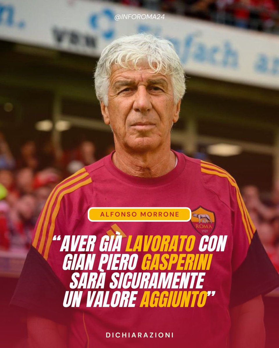 inforoma24's tweet photo. 🟡🔴 Alfonso #Morrone, Presidente ADICOSP (Associazione Italiana Direttori e Collaboratori Sportivi), ha parlato di Ricky #Massara e di Tony #DAmico. 

💪🏻 L’ormai ex direttore sportivo dell’#Atalanta sembrerebbe pronto ad iniziare una nuova avventura nell’#ASRoma. https://t.co/1ggAnVQDWr