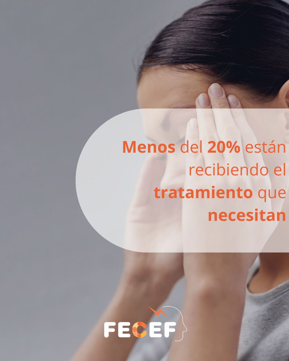 FECefaleas's tweet photo. Menos del 20% de quienes necesitan tratamiento específico para la #migraña lo están recibiendo. 

Es urgente cambiar esto. 

#ElCuidadoQueMereces #FundaciónCefaleas #Migrañas #Cefaleas https://t.co/MIKq5twnYu