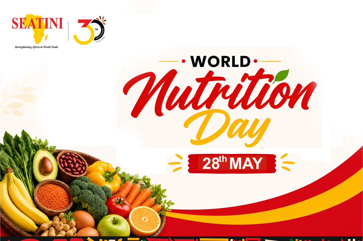 SEATINIUGANDA's tweet photo. On this World Nutrition Day, we reaffirm the importance of building resilient, inclusive, and sustainable food systems that guarantee access to safe, nutritious, and affordable food for all. 🌍🥗

Aligned with the 2026 global call for healthier and science-driven food systems, SEATINI Uganda continues to advocate for stronger food and nutrition governance, healthier diets, sustainable agriculture, and policies that protect consumers and promote public health.

Good nutrition is not only a health issue; it is essential for economic productivity, human development, and social justice.

#WorldNutritionDay #NutritionForAll 
@herbertk4 @SeatiniU @lubegaJG @CefrohtUg
@MAAIF_Uganda @FRAUGANDA @slowfooduganda