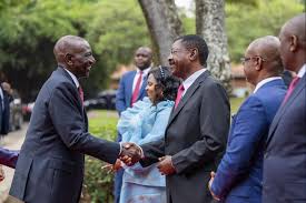 NairobiJournal1's tweet photo. President Ruto, DP Kindiki, CJ Koome attends  the 23 Annual National Prayer breakfast, at Safari Park, Nairobi. https://t.co/Xfcpwzozfb
