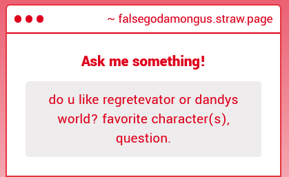 falsegodamongus's tweet photo. cannot say i've played dandy's world, but i've played regretevator a handful of times. i like a lot of the characters, but my favorite is either null or prototype :D https://t.co/l9wNd7yQ6J