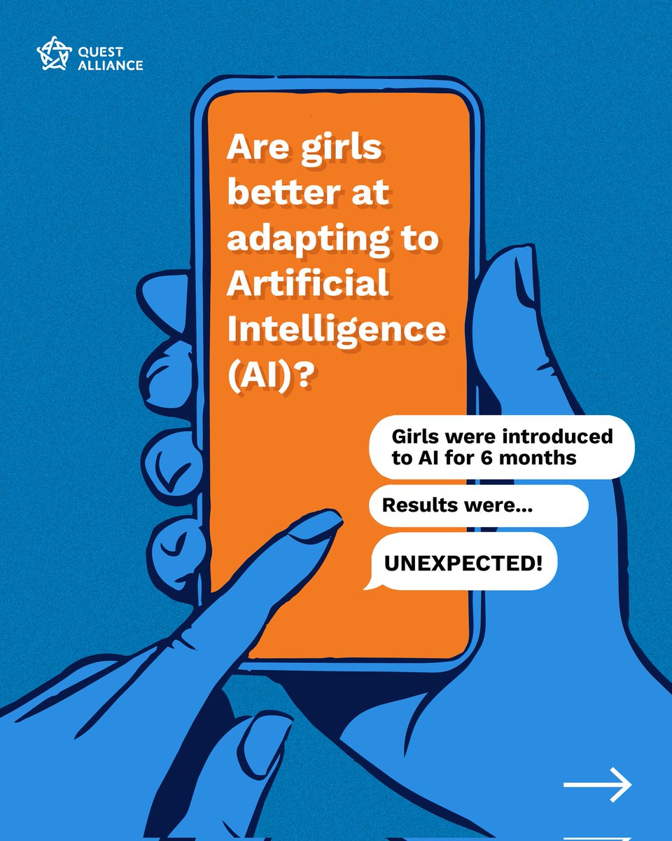 questalliance's tweet photo. Young girls can aim for STEM careers (the stars) when given equal opportunities! In 4 Andhra Pradesh districts, Quest Alliance worked to implement a UNESCO-outlined AI program in schools with girls from underserved backgrounds. The girls passed with flying colors! https://t.co/NQMY2SNHQY