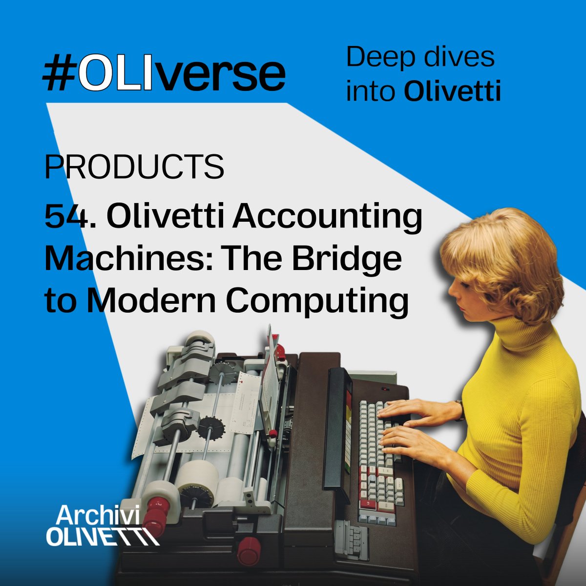 ArchOlivetti's tweet photo. 🔢 #Olivetti Accounting Machines: The Bridge to Modern Computing

From mechanical accounting tools to electronic systems, Olivetti anticipated the transition toward modern computing.

🎙️ New episode of #OLIverse
👉 https://t.co/0cbiNsaJFg

#ArchiviOlivetti #StoriaDiInnovazione https://t.co/4rXj6FUU5G