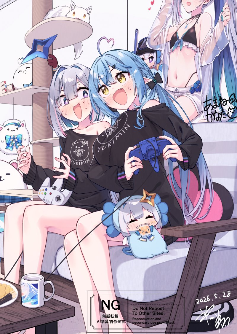 hikawa21's tweet photo. 「64買ってきてレトロゲーかなたんとやる夢見た」
#かなたーと #らみあーと https://t.co/AWFqFlvjWO