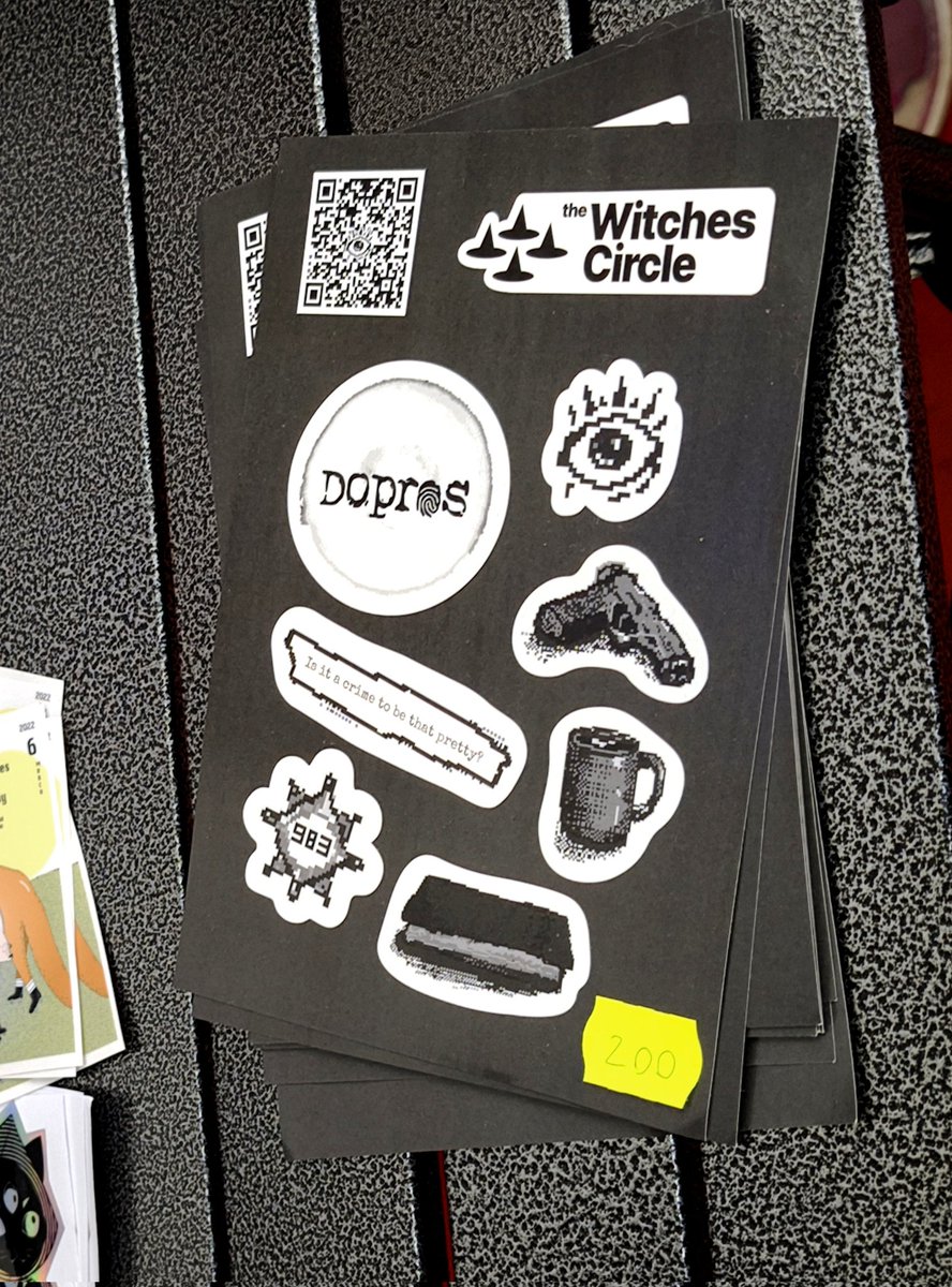WitchesAndGames's tweet photo. Made a lil sticker pack for DOPROS
#indiegames #DOPROS #stickers https://t.co/EXyz6wVV6d