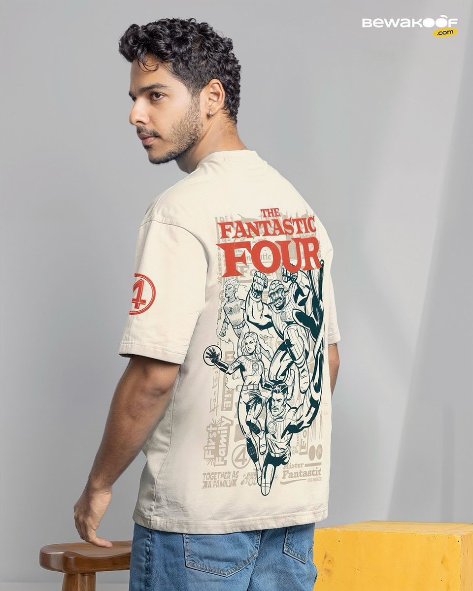 ishaankhatter's tweet photo. Step into the Marvel universe with the Fantastic Four collection 🔥🛡️🧠🪨

For the versions of me that are always ready to move, to shift, to show up.

Which one are you today? 
@bewakoof #FantasticFour  #Ad https://t.co/7j5s1FEAtZ