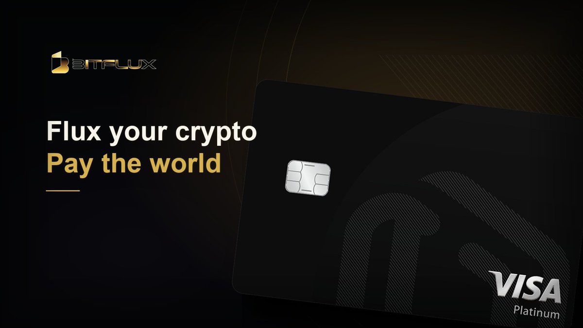 BitfluxCard's tweet photo. Meet Bitflux.

A stablecoin-powered money app for crypto-native users.

Wallet.
Swap.
Card.
Global payments.

Built to make crypto easier to move, convert, and spend in the real world.

Flux your crypto, pay the world. https://t.co/klUiF9AOYA