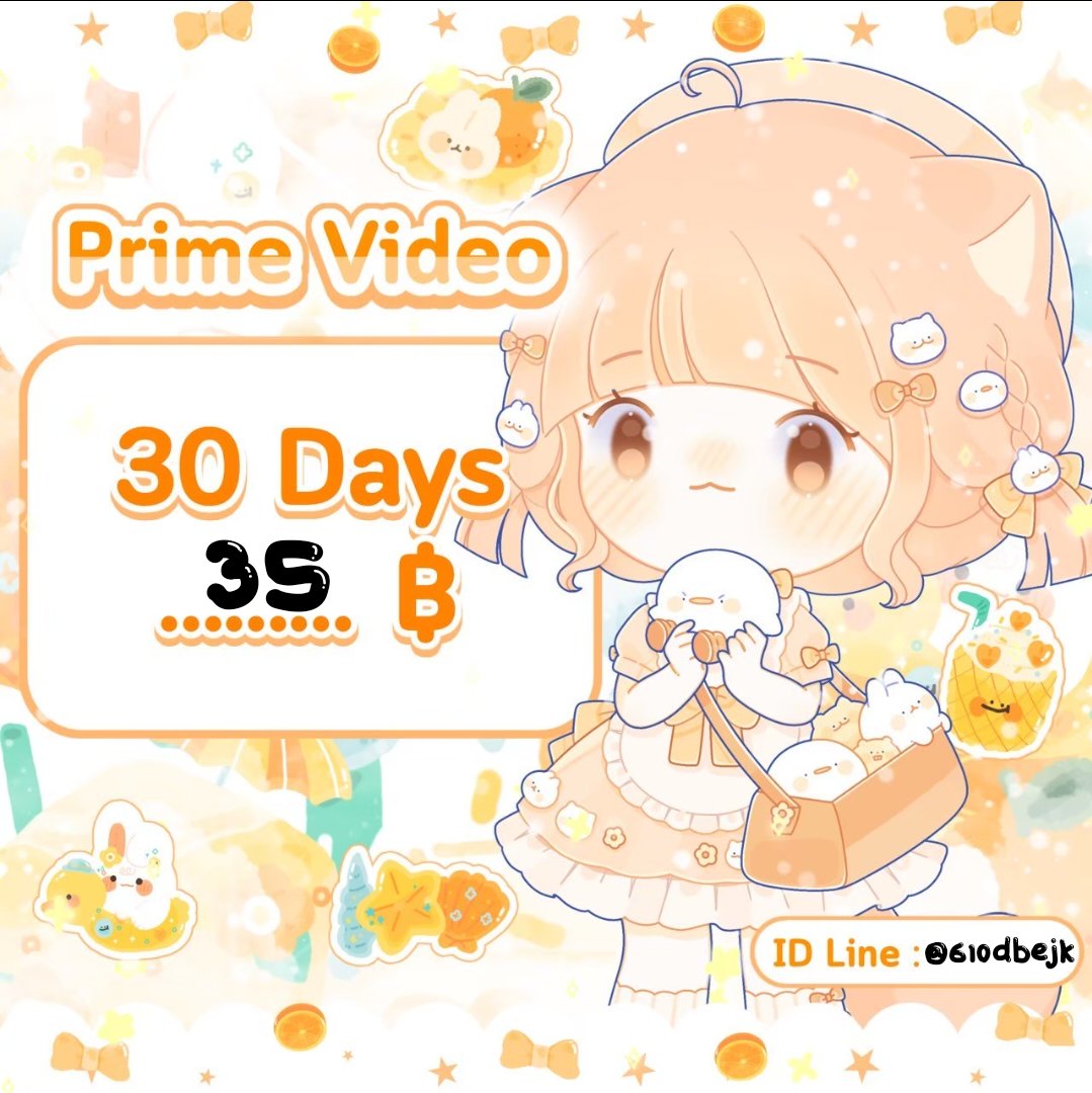MewMon2217's tweet photo. ˗ˏˋ⚘️Prime Video !! ꜆꜄ ♡‧₊˚

◽️ 7 day ~ รีทวิต 20฿
◽️ 30 day ~ รีทวิต 35฿

จอส่วนตัว ประวัติไม่ชน โดนปิดรับเคลม
มีบัตรสะสมแต้มแลกรับส่วนลด 🎄🌟

สั่งซื้อ 🌸~ https://t.co/jinV4H88yr

#หารprime #PrimeVideoTH #หารprimeราคาถูก #หารPrimeVideoราคาถูก #หารamazonprime #primeหาร https://t.co/NIRMD9GIPU