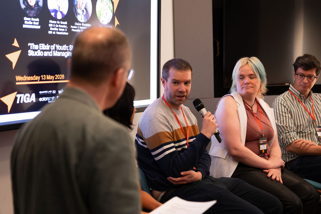 PlusAccounting's tweet photo. 🎮@TIGAMovement's Start Up, Scale Up and Grow Conference earlier this month was a huge success, with over 100 delegates converging on London for a packed day of insightful content, valuable networking and knowledge sharing, alongside an outstanding line-up of 28 industry speakers.

Luke Thomas and Mark Horsfield were in attendance with Mark part of a panel discussion focused on staying lean and managing risk as a game development studio.

Take a look at the event in pictures here > https://t.co/u2mGtwFa8A  

Images - Rustic Studios.

#TIGAConference #VideoGames #IndieDevs