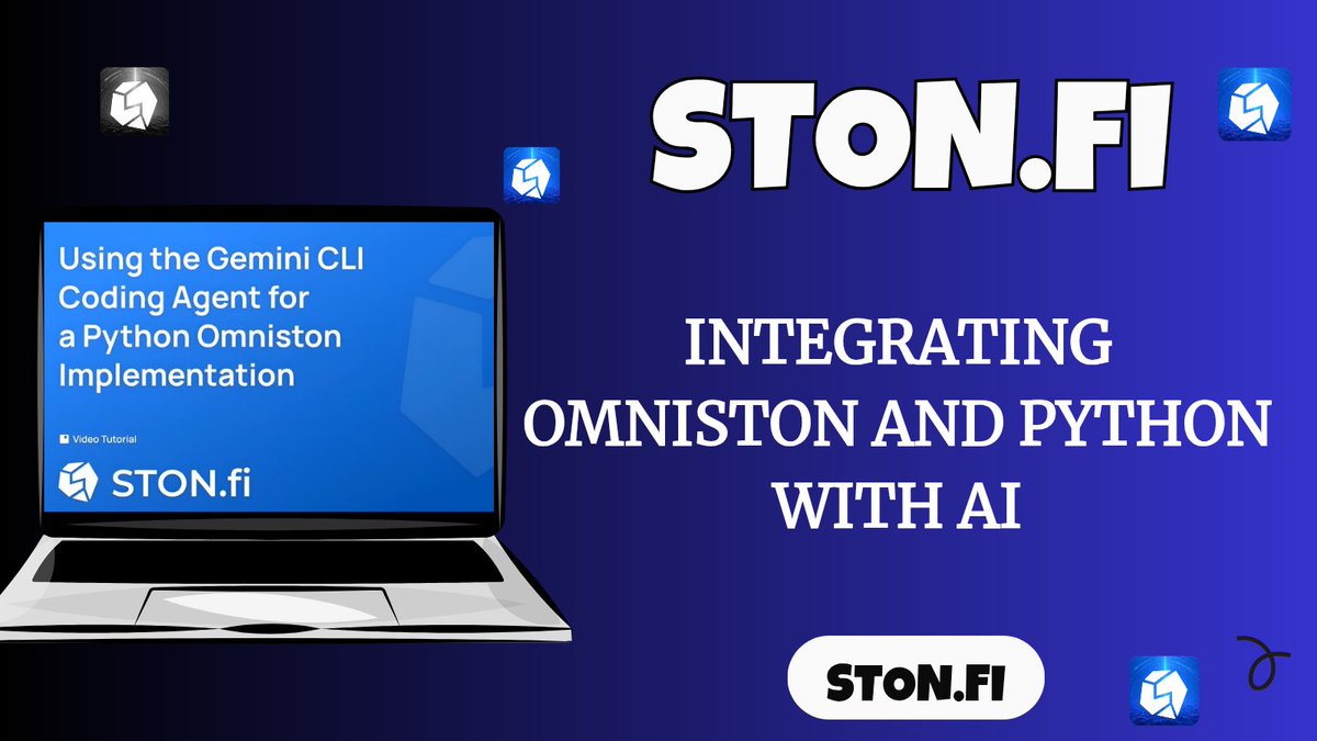 Prosper561998's tweet photo. Integrating Omniston and Python using AI👩‍💻

The https://t.co/03f2BE8SQC team has released a useful tutorial for those who code in Python and want to connect Omniston.

📹The video showed how to quickly use the Gemini CLI agent to:
https://t.co/09LsMIxYBO
- set up the environment, https://t.co/OtgQYwl0Um