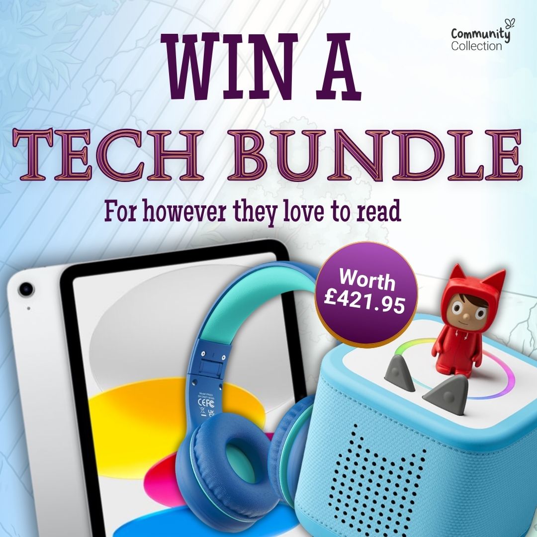 twinklresources's tweet photo. We're giving away this amazing prize worth over £400 which includes an ipad, a tonies player and headphones, a great addition to any reading corner!
Head here to enter 👉 https://t.co/9lE8FUiY3k
#NationalYearofReading2026 #LoveOfReading https://t.co/ekrUcVqCni