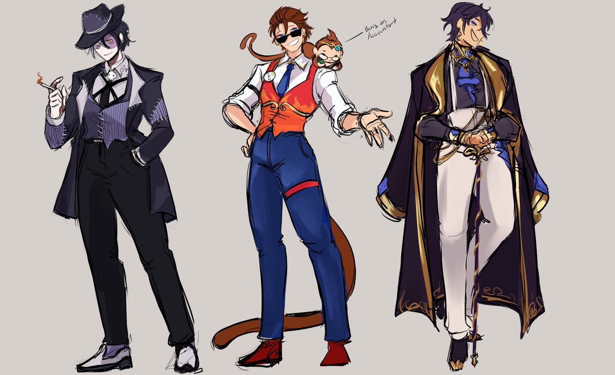 Seristkartel's tweet photo. @TheVtubeCompany 
Bussiness men wip 
#thevtubercompany #KenjiArt #DrdeathArt #KaiArt

Also im posting the wip cause i forget to finish or loose motivation, so i just wanna show what i got done. https://t.co/siK3XlAqsK