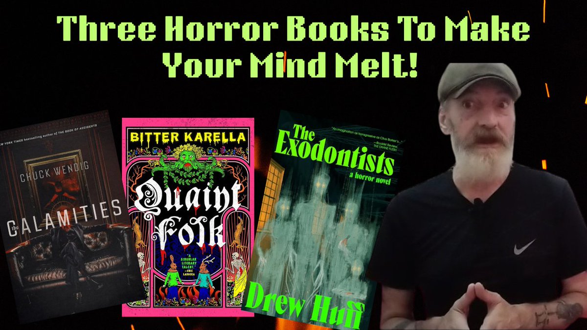 horror_reads's tweet photo. Another great year in horror and these three upcoming books will put a wrinkle in your soul! Featuring Chuck Wendig, Bitter Karella, and Drew Huff. 

https://t.co/KVEPrveodG

#horrorbooks #horrorfam #HorrorReads #readmorehorror https://t.co/WLVPIBmqUP