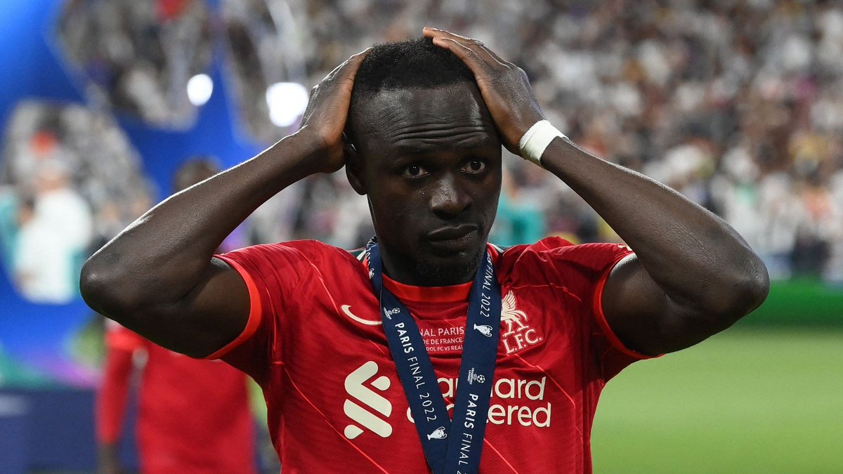 OnThisDayReds's tweet photo. #OTD in 2022:
Liverpool are beaten by Real Madrid in the Champions League final, the Spanish side winning 1-0 in Paris thanks to Vinicius’ second-half goal. Final appearance of Sadio Mane https://t.co/MdWe9Aa81f