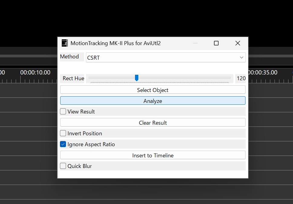 nullru_dev's tweet photo. MotionTracking MK-IIのGUI 部分のみ移植し、作ってみました。
あとは、処理部分の移植...

#AviUtl2 https://t.co/YDV7LC7yEj