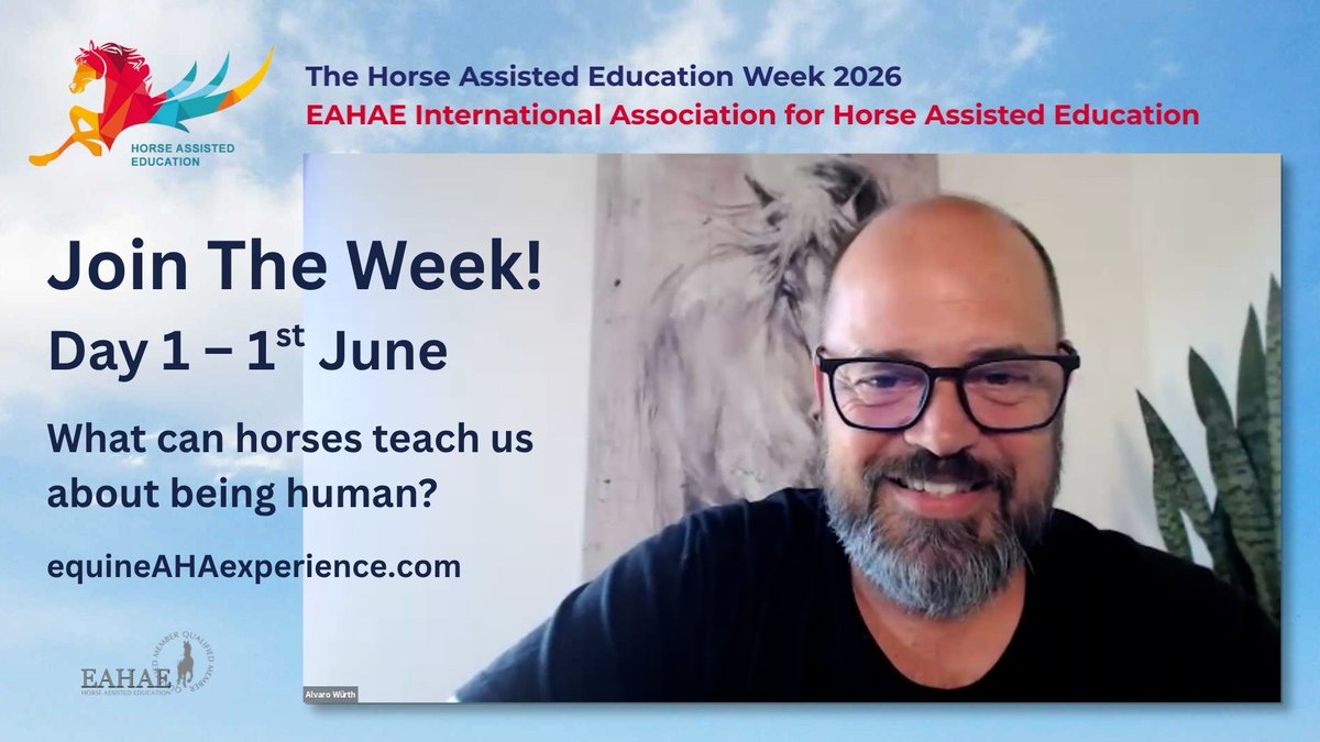 EAHAE's tweet photo. Join us for The Horse Assisted Education Week:
https://t.co/X5FloR8viB https://t.co/AsIBKUzemu