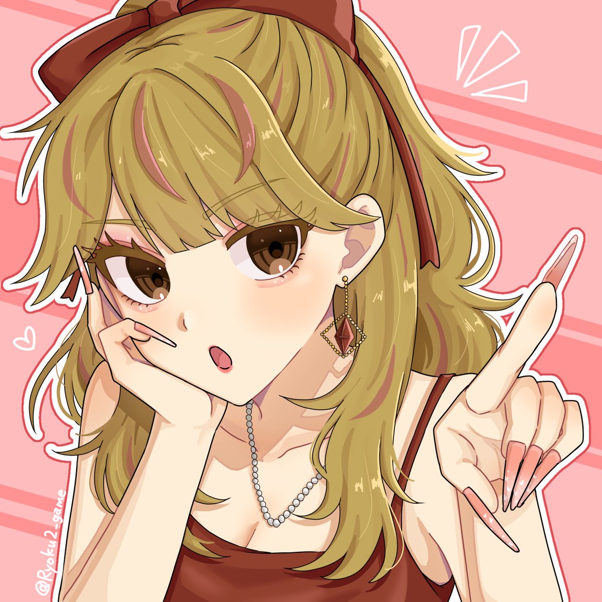 Ryoku2_game's tweet photo. わがまま女の子と���り回され男の子♥️💙#OC https://t.co/xayQZ23YKe