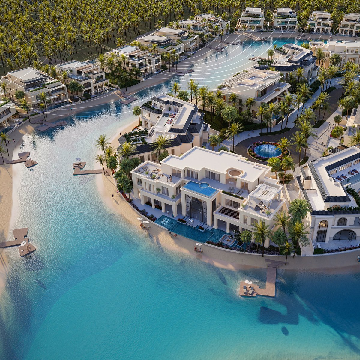 AziziGroup's tweet photo. Monaco Mansions embodies the pinnacle of waterfront prestige ✨

Nestled within Azizi Venice, these exceptional residences are surrounded by crystal lagoons, private retreats, and striking architectural elegance crafted for a lifestyle reserved for the truly discerning. 🌊🏡

An iconic expression of grandeur by the water.

#Azizi #AziziDevelopments #MonacoMansions #DubaiSouth
